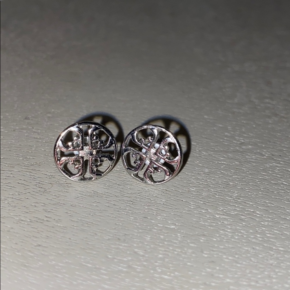 Silver earrings